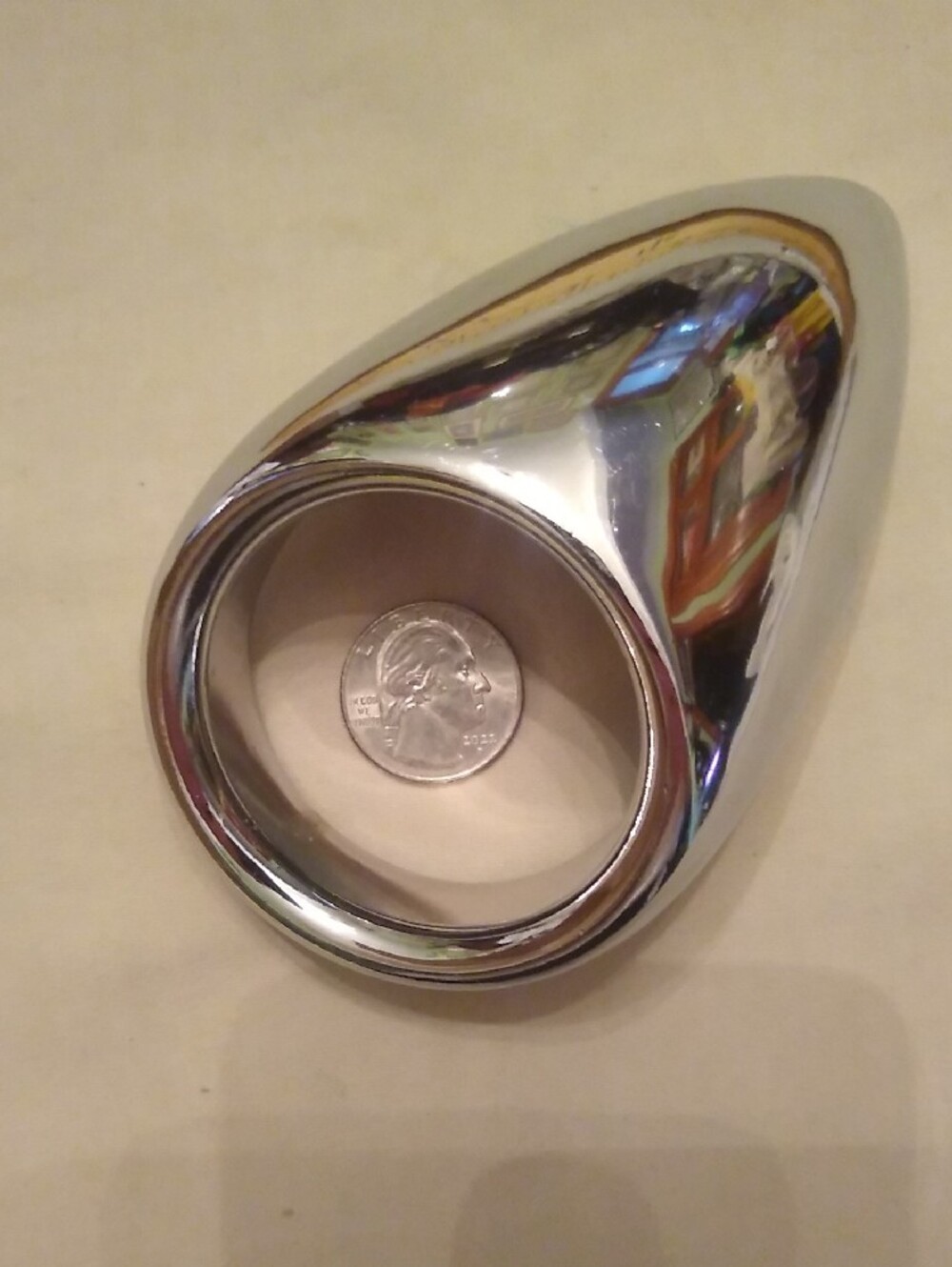 Chrome C -ring Teardrop - Picture 7 of 9